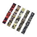 Universal Camouflage Pattern Silicone Strap for Samsung Galaxy Watch 4/5/6 Huawei Watchgt 18mm 20mm 22mm 24mm Rubber Watch Bands
