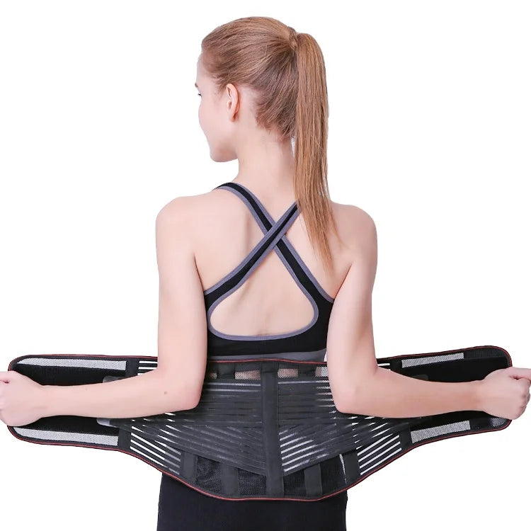 Waist Trimmer Belt Adjustable Weight Loss Brace  Waist Trainer Back Support Belt