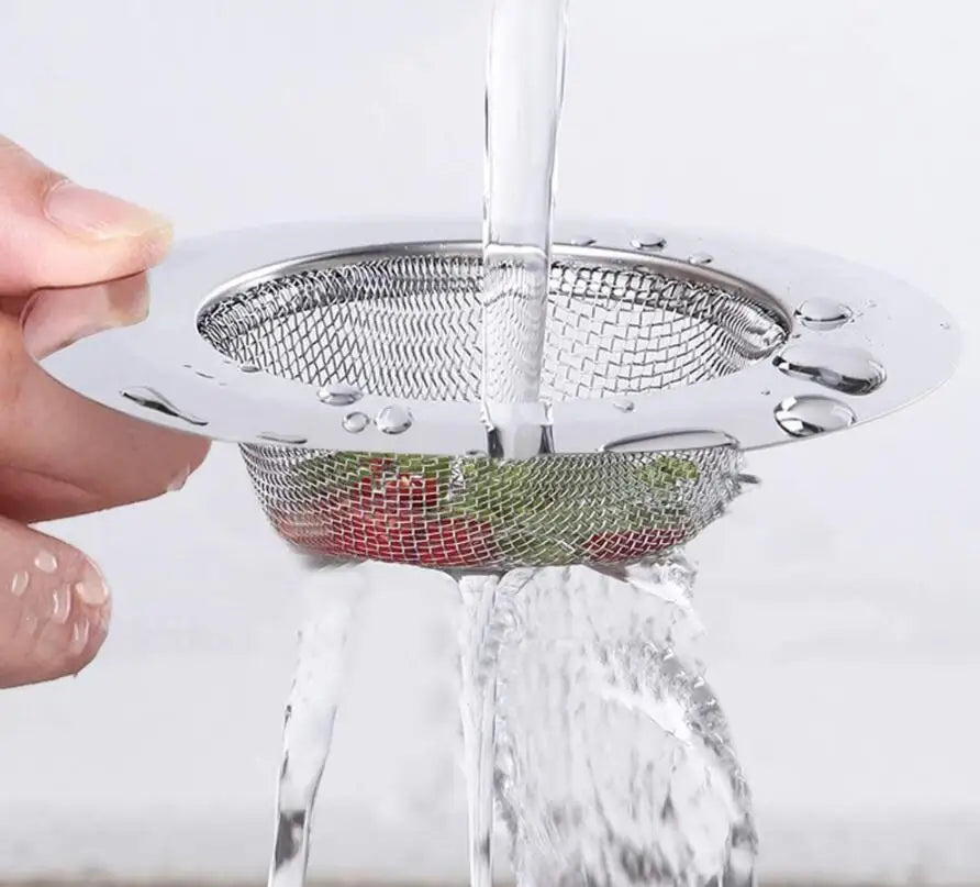 2-Pack Stainless Steel Bathroom Shower Hair Catcher Drain Cover Kitchen Sink Plug Strainer Hole Cover
