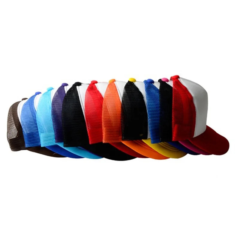 Home Decor Sublimation Blanks Trucker Hat Adult Baseball Mesh Hat for  Advertising/Travel/Business/School/Sport