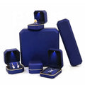 Factory Wholesale Couple Ring Box Creative LED Necklace Box Blue Jewelry Storage Box With Lights Customized