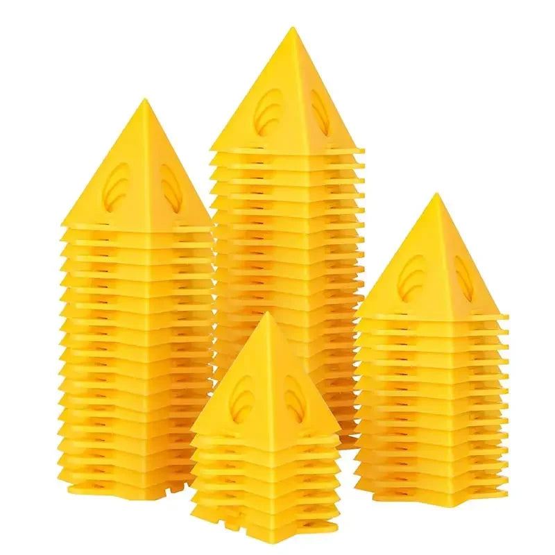 ODM DIY Grade Mini Pyramid Cone Paint Stands 10pcs Suit Enhanced Canvas Elevated Risers Cabinet Hand Tools for Improved Pouring
