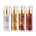 KORMESIC Custom logo 80ml Private Label Scented Dry Gold Bronze Highlighters Shimmer Body Oil Spray