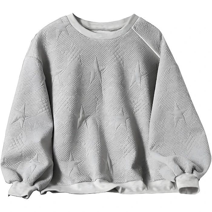 Custom LOGO Men Mohair Sweater Fuzzy Jacquard Pattern Knitwear Winter Pullover Knitted Jumper Men Mohair Knit Sweater