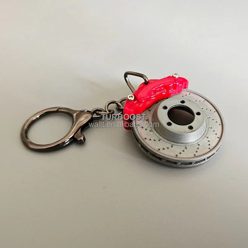 Brake Caliper Keychain | Ventilated Brake Disc Keyring | the Ultimate Car Lover Accessory