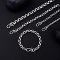 Minimalism Bracelet for Couples 925 Sterling Silver S Shape Clasp Rolo Chain Bracelets Wholesale