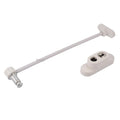 Modern Zinc Alloy Steel PVC Window Lock Cable and Restrictor Hasp for Apartment Home Door Use
