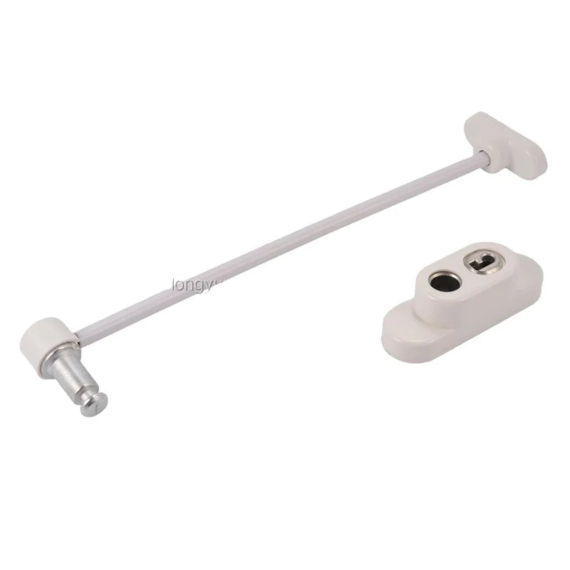 Modern Zinc Alloy Steel PVC Window Lock Cable and Restrictor Hasp for Apartment Home Door Use