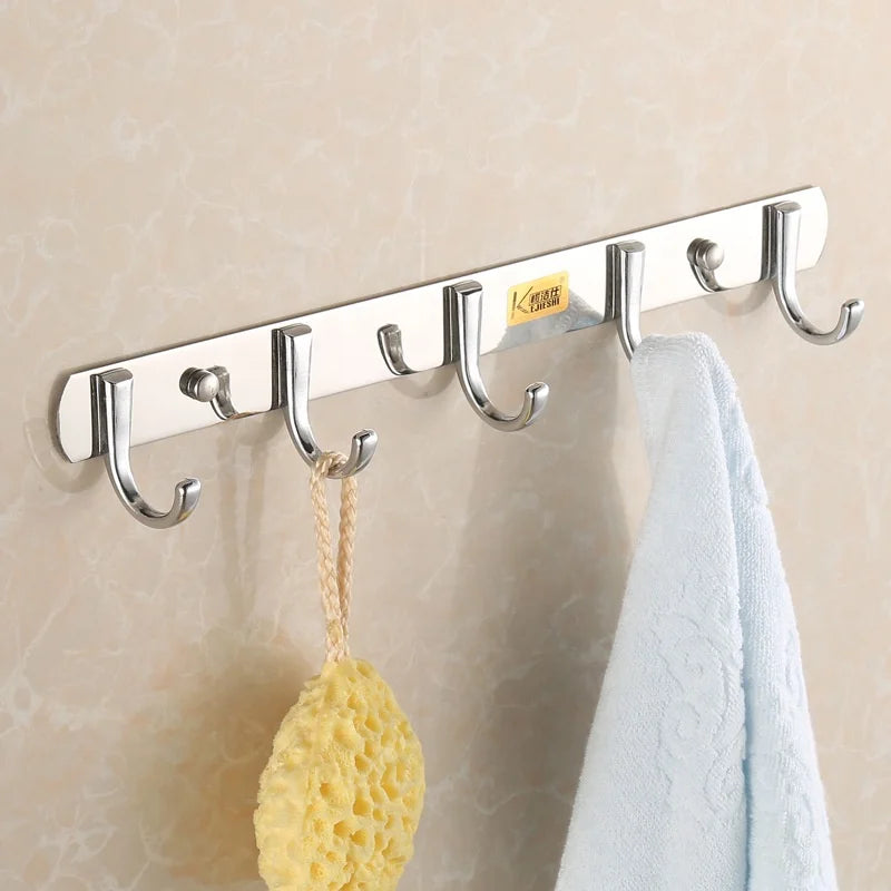 Hot Sale Customized Stainless Steel Coat Storage Hook Wall Mounted Multi-Storage Hanging Hooks for Tools Clothing Bathroom Use