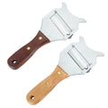 Adjustable Stainless Steel Cheese Truffle Peeler Cutter Slicer with Wood Handle