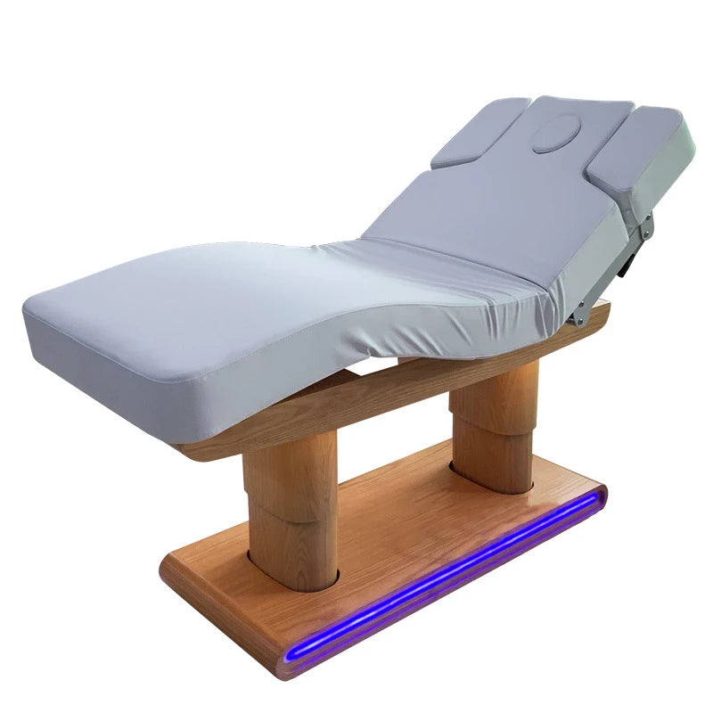 Color Logo Customizable Electric 4 Motors Tattoo Adjustable Facial Salon Bed Multi-Functional Intelligent Beauty Table Metal