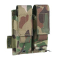 OEM/ODM Camouflage Molle Flashlight Holder Pouch Double Tactical Magazine Pouch for Hunting