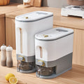 Cleat Type Household Rice Bucket sealed Insect-proof and Moisture-proof Grain Storage Bucket Press Type Kitchen Rice Storage Box