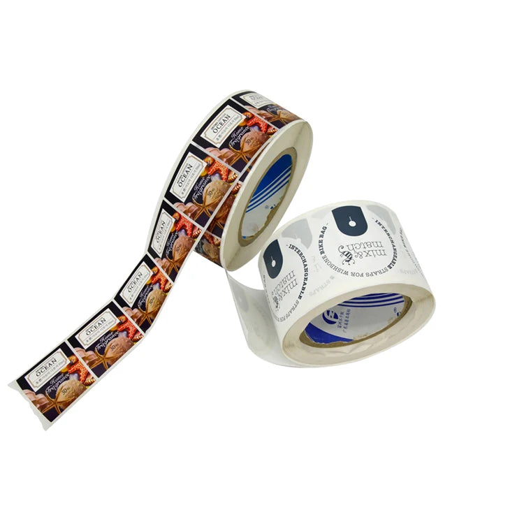 Self Adhesive Customised Packing Tape Packaging Tapes Colored Kraft Paper Tape Digital Printing Custom Packing Tape With logo