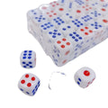 12mm D6 Acrylic Polyhedral Dice Square Corners Dots Multicolor Eco-Friendly Engraved Customizable Game Dice DND Games