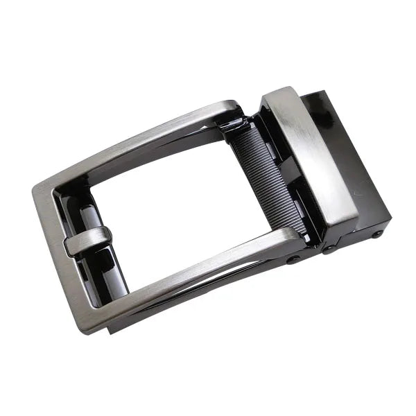 Fashion 35mm Hollow Center Automatic Belt Buckle Adjustable Business Leather Belt for Men Custom Logo