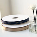 Custom Size Satin Rope With Printing logo Roll Gifts Tapes Factory Custom Silk Ribbon With Sublimation Printing Logo
