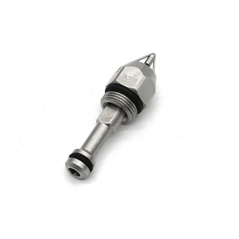 Stainless Steel Dry Fog Ultrasonic Air Atomizing Nozzle for Dust Control.