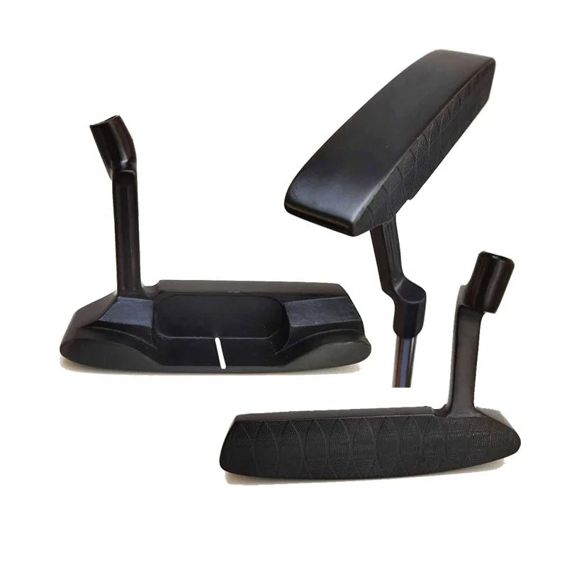 Custom Left Handed CNC Milled Stainless Steel Head Golf Putter Club with Rubber Grip Women's Training Model