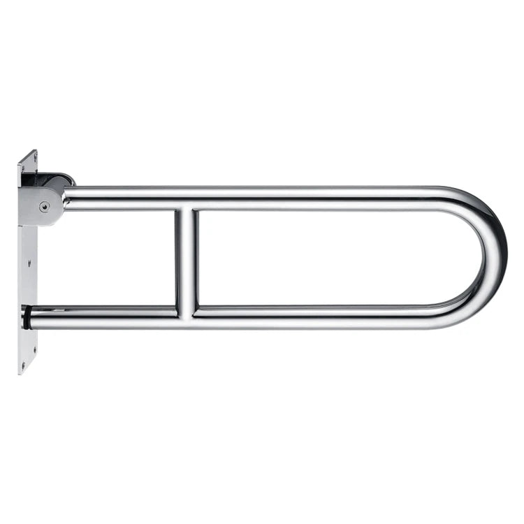 Heavy Duty SUS304 Stainless Steel Washroom Folding Grab Bar for Handicapped Elderly Toilet Armrest Grab Rail Shower Handle Bars