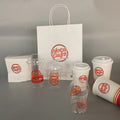 Wholesale 90mm U-Shaped Plastic Cup Quality Custom Frosted  Free Factory Sample for Food Beer Juice Custom Logo Model  Cup
