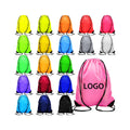 Diy Walking Yoga Swimming Tour Recycled Draw Rope Waterproof Children Adult Gym Bags With Custom Print