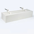 China Factory Curtain Tracks and Accessories Top Wall Mount Aluminium Double Curtain Track Cover