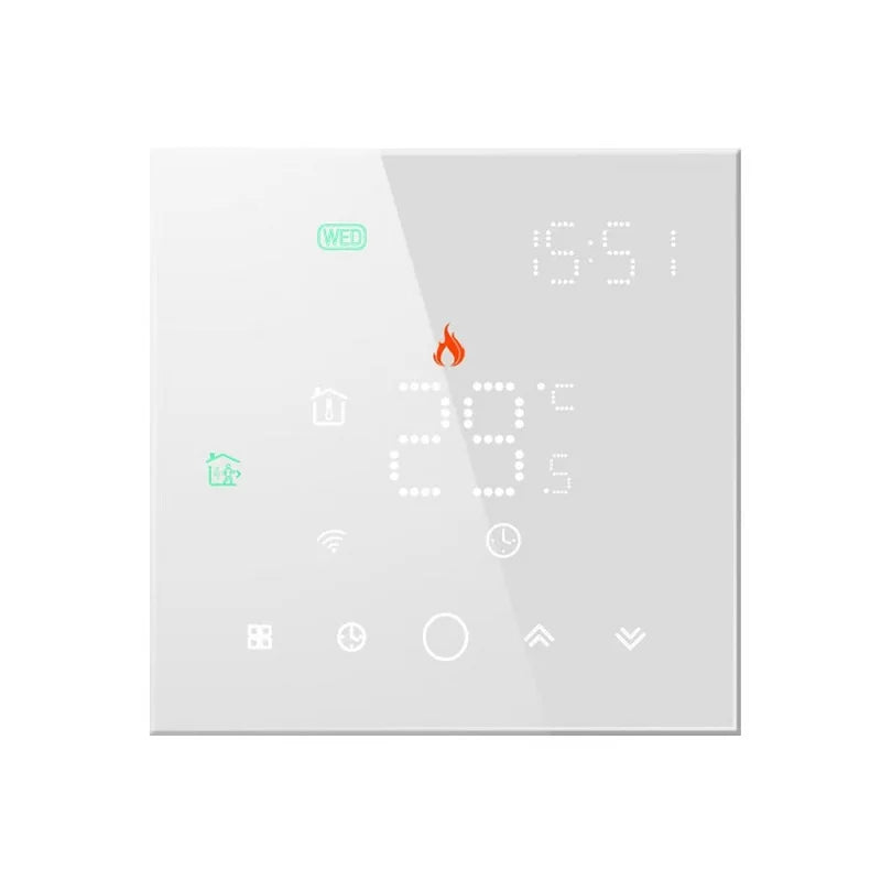 Modern 2/4 Pipe Weekly Programmable Wi-Fi Smart Air Conditioner Thermostat Thermostat Fan Coil Temperature Controller for Hotels