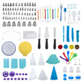 High Quality 333pcs Eco-Friendly Cake Decorating Nozzles Kit Plastic Resin Icing Tools Fondant Cake Decoration Pastry Utensils MegaBDM