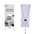 Korean X Banner Stand Adjustable Tripod X Frame Banner Stand for Tradeshow Event Displays Poster Store Advertising Sign Holder
