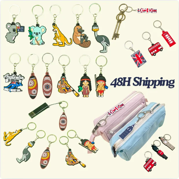 Wholesale Custom 2d Cartoon Soft Rubber Low MOQ Keychain Ninny Saudi Arabia Gift Key Ring Sets for Promotion