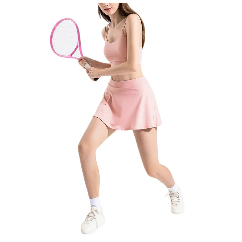 Hot Sale Everyday Gym Sport Shorts Skirt Clothes Golf Pleated Wrap Skort Tennis Skirt for Women