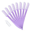 OEM Women Eyebrow Razor Dermaplaning Tool 8 Pcs with 1 Blade and Cover for Precise Shaping