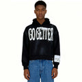 Factory Custom Disstressed Men'S Hoodies Oversized Sun Faded Stone Acid Wash Cropped Vintage Pullover Patch Embroidery Hoodie