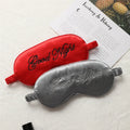 Adjustable Buckle Eye Mask Double-Sided Embroidered Silk Travel Sleep Blackout Sleeping Eye Mask Eye Health Supplies