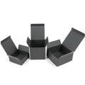 Personalised Recycled Cake Boxes Customised Folding Gift Paper Black Luxury Carton Lamination Embossed Printing Handling