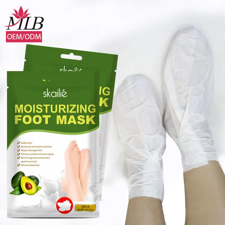 Wholesale Foot Moisturising Gloves Whitening Products Dry Feet Spa Moisturize Whitening Collagen Socks Feet Gel Mask for Foot
