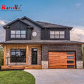 Factory Best Wind Resistant Warm Tempered Aluminum Alloy Glass Anti-theft Automatic Sectional Roll Garage Door