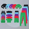 Seamless Solid Pattern Women's Sportswear Workout Gym Fitness Sets Ropa Deportiva for Women