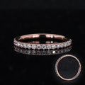 Starsgem 14k White Gold Diamond Crown Ring Lab Diamond Ring Rose Gold