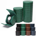 Vintage Brown Blue Green Black Crocodile PU Leather Watch Box Handmade Luxury Watches Storage Roll