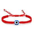 New Fashion Hand-Woven Red Rope Demon Evil Eyes Bracelet Jewelry for Women Custom