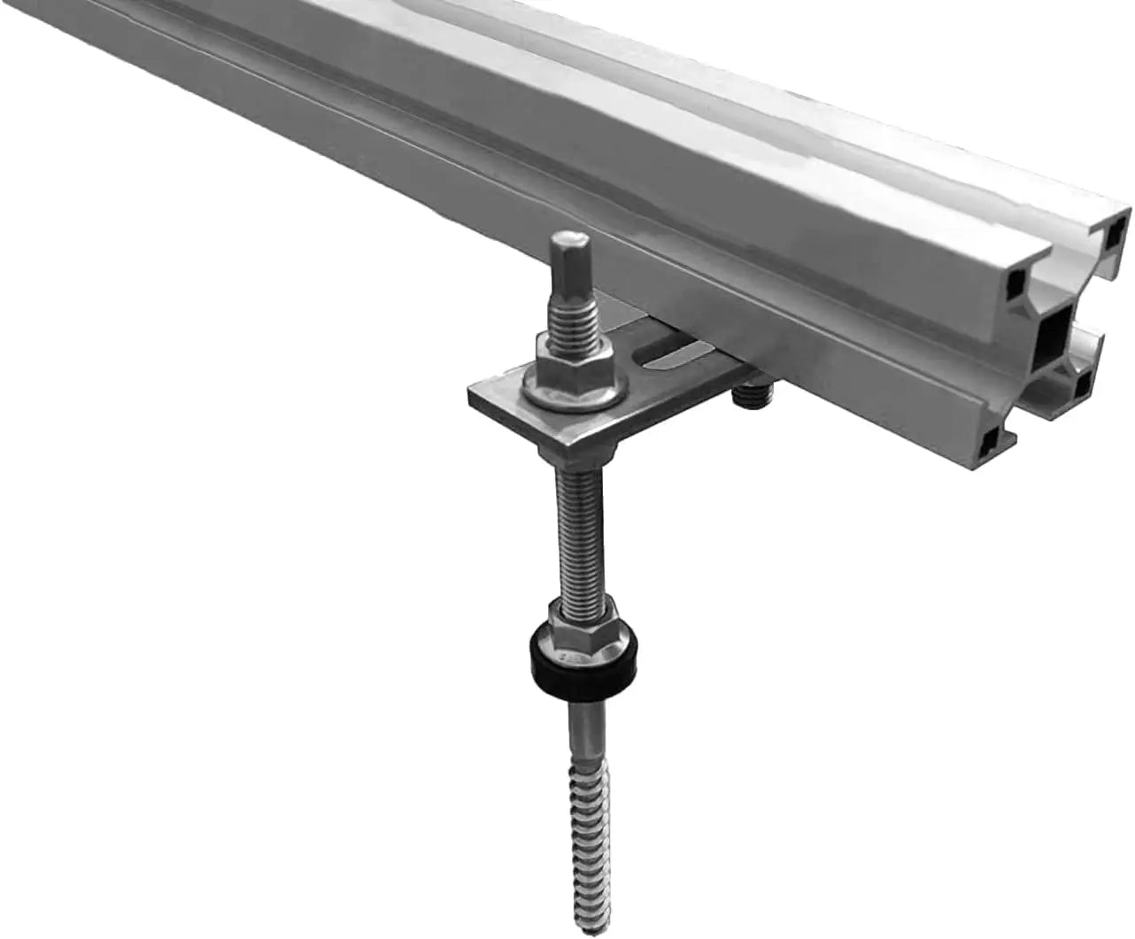 Stainless Steel M10 x 200mm Double Thread Screw Solar Mounting  Hanger Bolt  Roof Solar Mount For Photovoltaic Color Steel Roof
