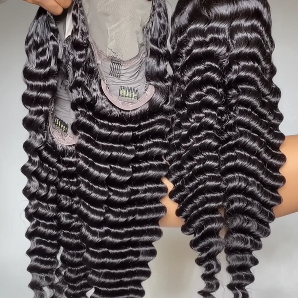 Brazilian Virgin Remy Human Hair Lace Front Wigs for Lace Transparent 150% Density Body Wave Small Cap Long Length