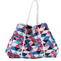Custom Full Color Printing Neoprene Beach Bag Shopping Tote Bag with Matching Purse