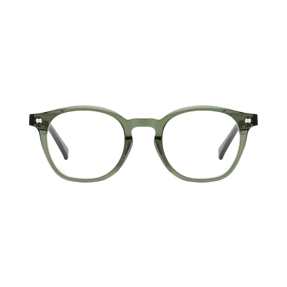 Lenses Eye Glasses Retro Round Acetate Glasses Frames Computer Glasses Anti Glare Blue Light Optical Eyewear for Men for Women