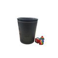 OEM ODM Factory Plush Velvet Lined Bar Dice Box Black Leatherette Exterior with Velvet Interior Cheap Dice Game Shaker