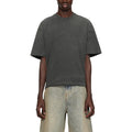 TOPSHOW Custom Boxy Men Cotton Blank Drop Shoulder Short Sleeve T-shirt Plain Acid Wash T Shirt for Men
