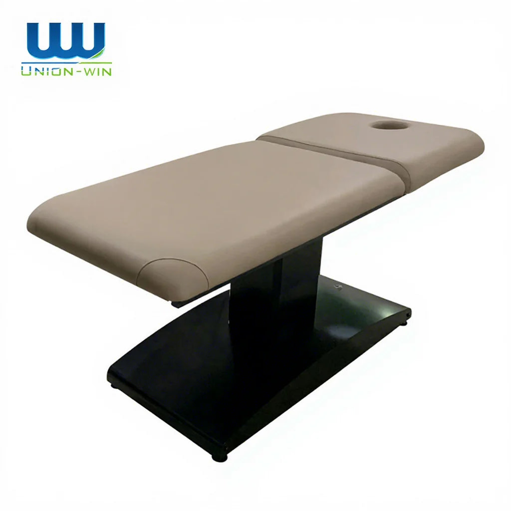 Union Win Luxury Stainless Steel Foldable Multi-functional Massage Table Bed for Hair Salon & Living Room Use