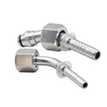 High Pressure Smooth Carbon Steel Forged Zinc Plated Hydraulic Hose Metric Female Reusable Fitting 20511